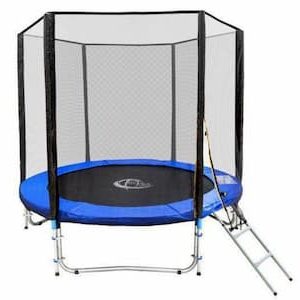 Tectake trampoline 244 cm met veiligheidsnet en ladder